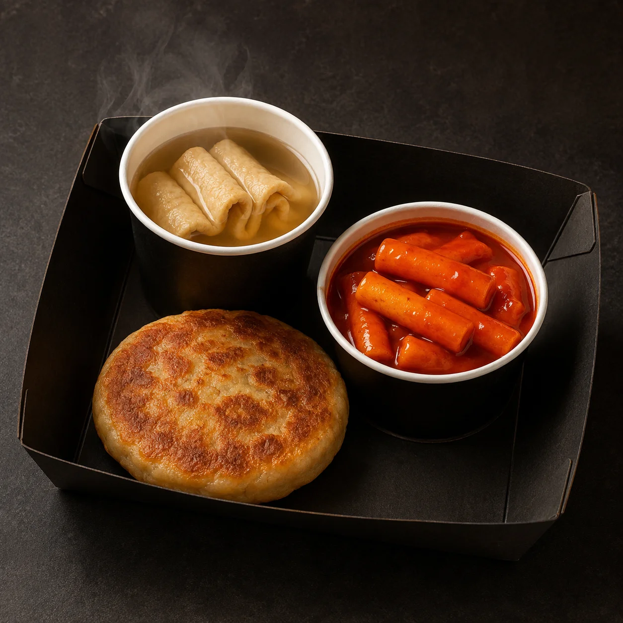 Night Market Set: tteokbokki + odeng + hotteok