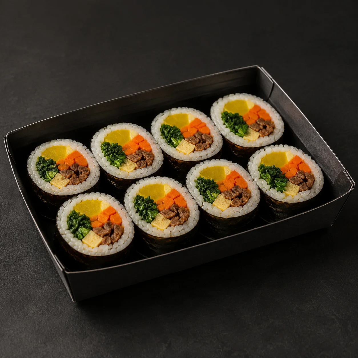 Kimbap menu photo